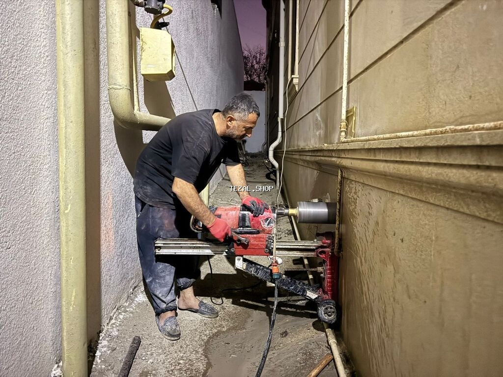 Beton kəsimi və dəlik açma xidməti - Armaturlu beton, monolit, kərpic