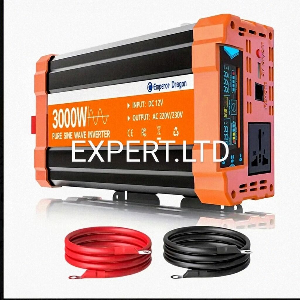 Yeni Inverter, 300-700 Vt, 12 - 220 volt, Ünvandan götürmə, Ödənişli çatdırılma
