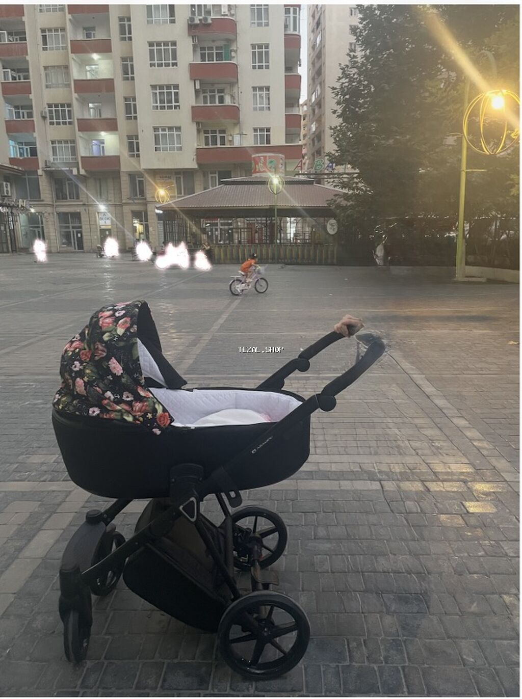 Çıxarıla bilən beşikli araba, Yaş: <1 ay