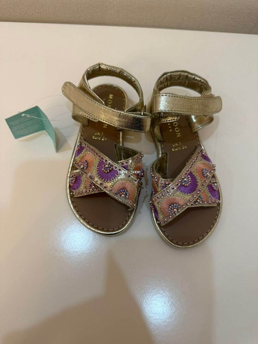 Rəng - Qızılı Basanojkalar, Ölçü: 24, Qız üçün