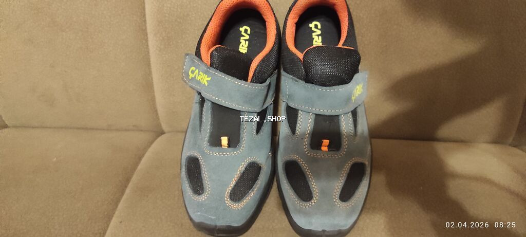 25 azn. 44 razmer - Rəng: boz-mavi üst hissə, narıncı daxili astar - şəkil 2