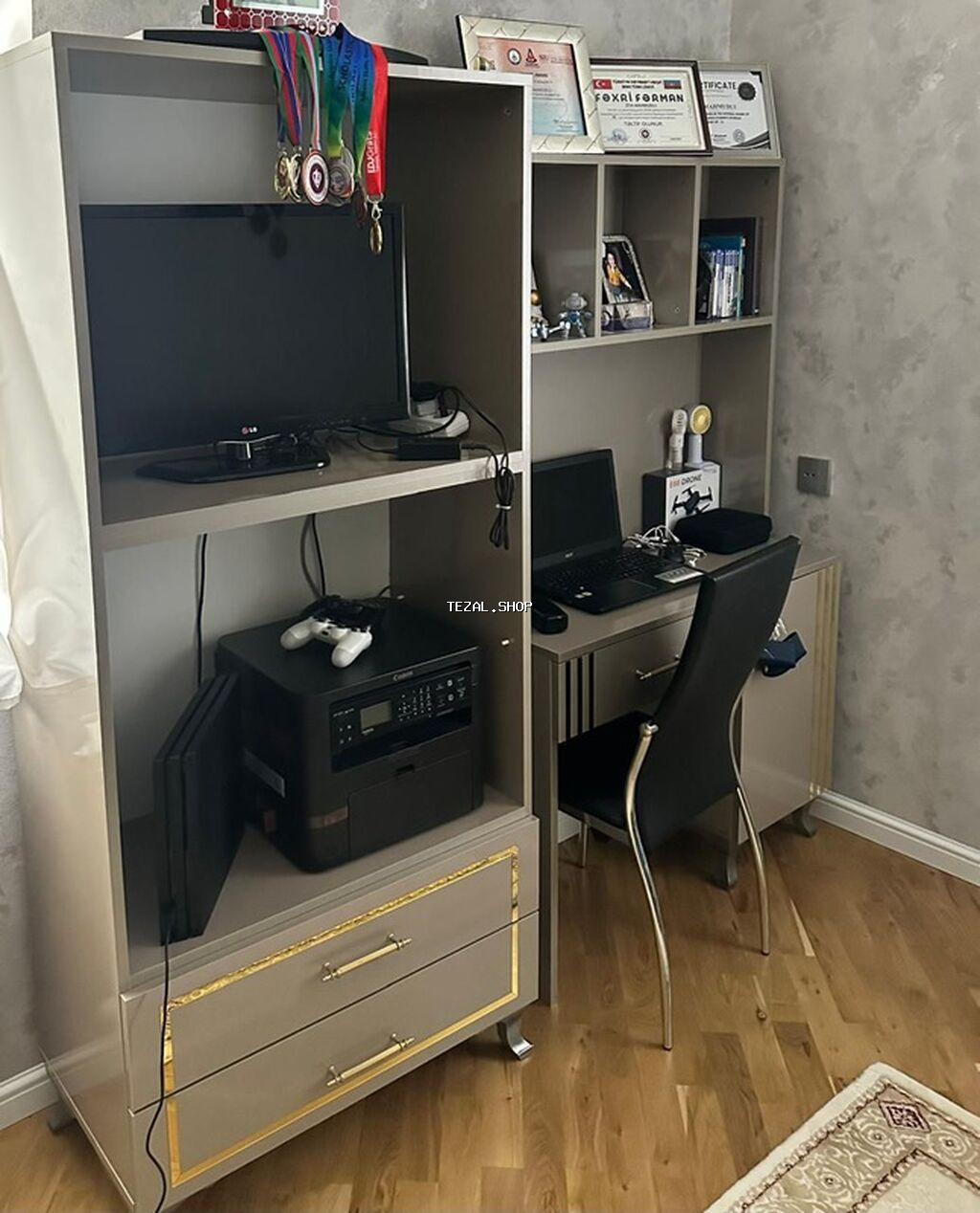 Oğlan və qız üçün, Yeni, 2 təknəfərlik çarpayı