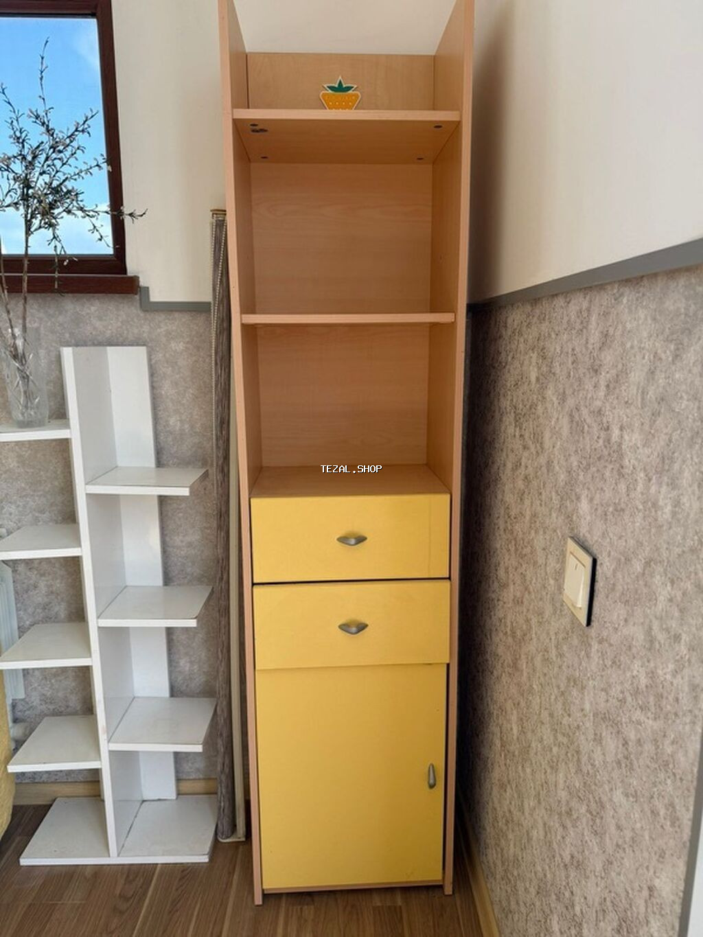 Oğlan və qız üçün, İşlənmiş, 2 təknəfərlik çarpayı, Yazı masası, Dolab, Komod - şəkil 5