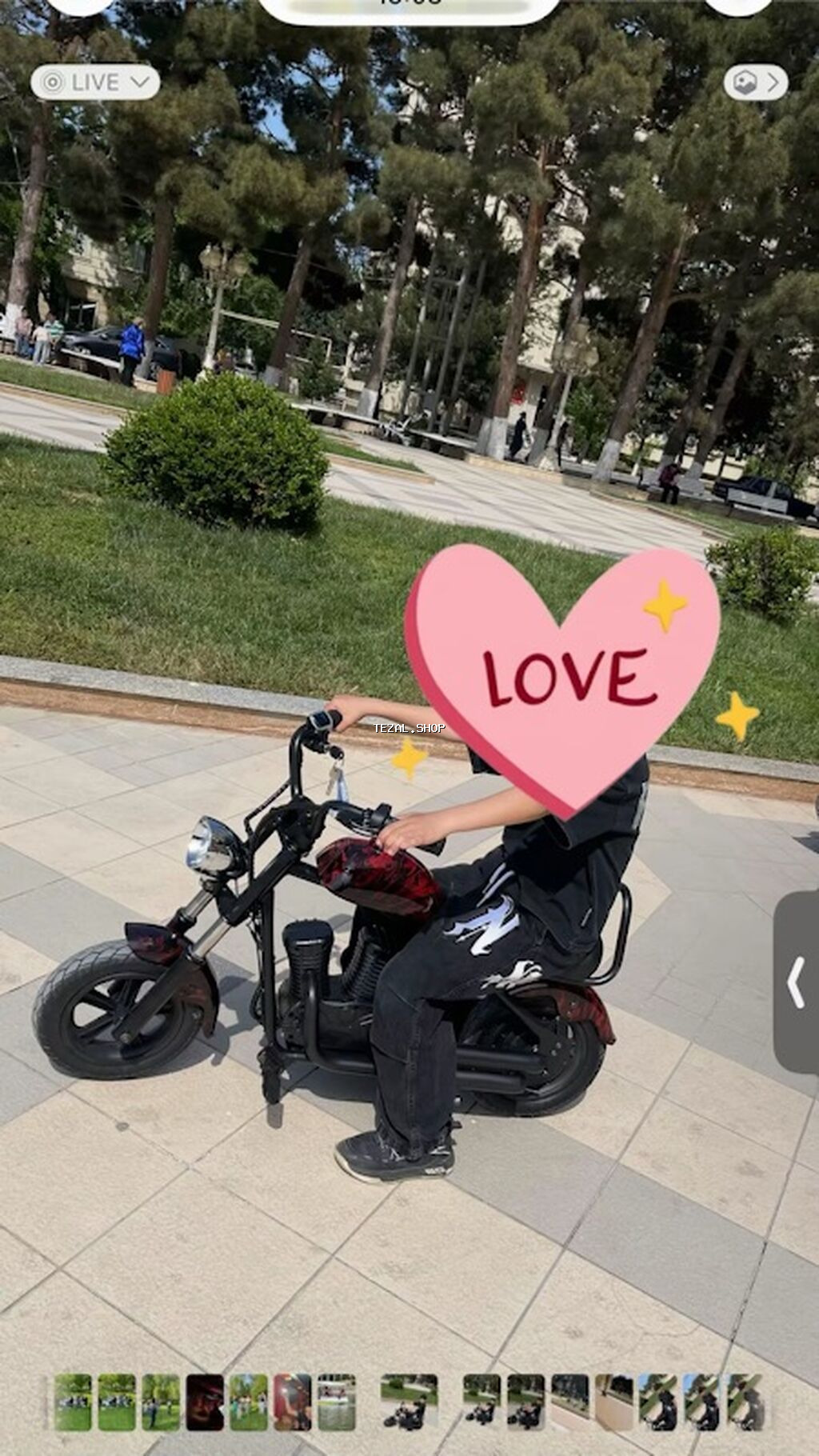 Uşaq elektrik motosikleti. Cox az iştanlib ıdeal vaziyetadi. 550