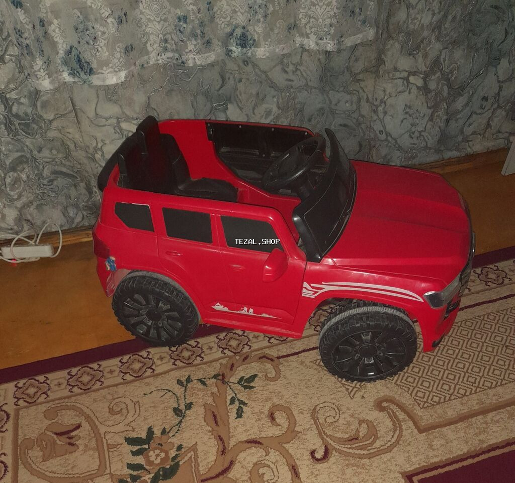 Uşaqlar üçün elektrikli minik maşını – qırmızı rəngdə - Korpus: SUV - şəkil 2