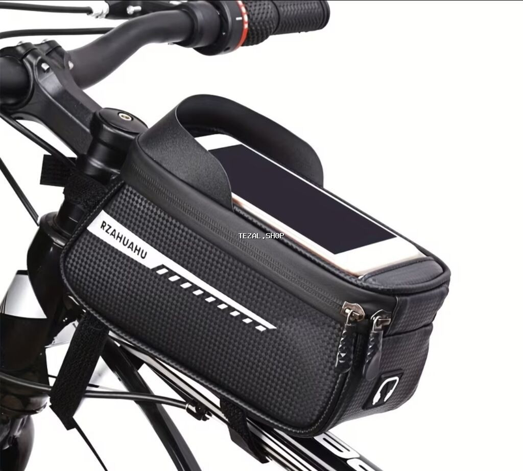 Velosiped üçün ön üst boruya quraşdırılan saxlama çantası – RZAHUAHU - şəkil 2