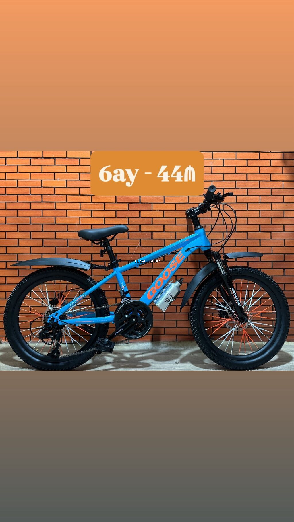 Yeni Şəhər velosipedi 20", sürətlərin sayı: 21, Ünvandan götürmə, Ödənişli çatdırılma