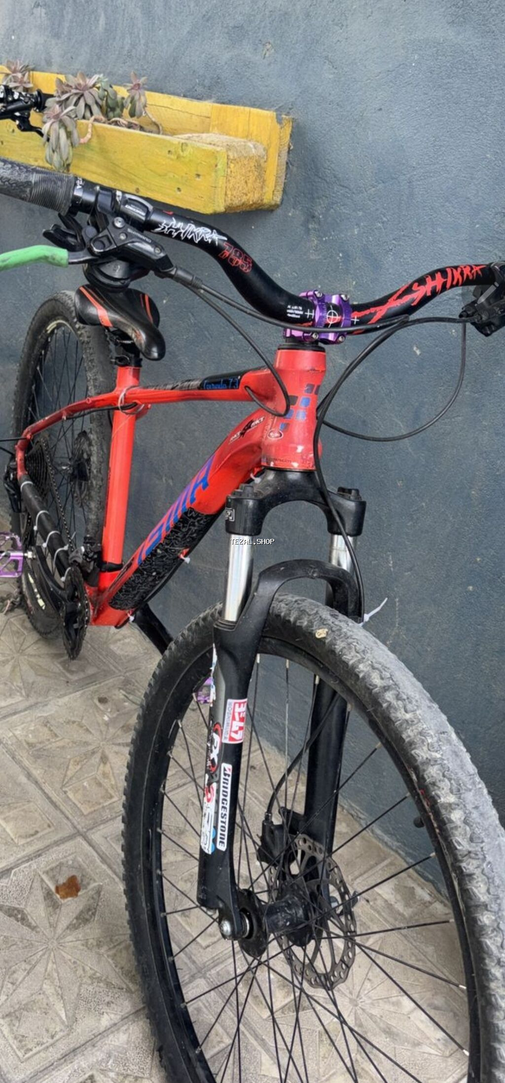 Isma Tornado 7.3 27.5 satılır suntour amortuzator ilə deore skoruz