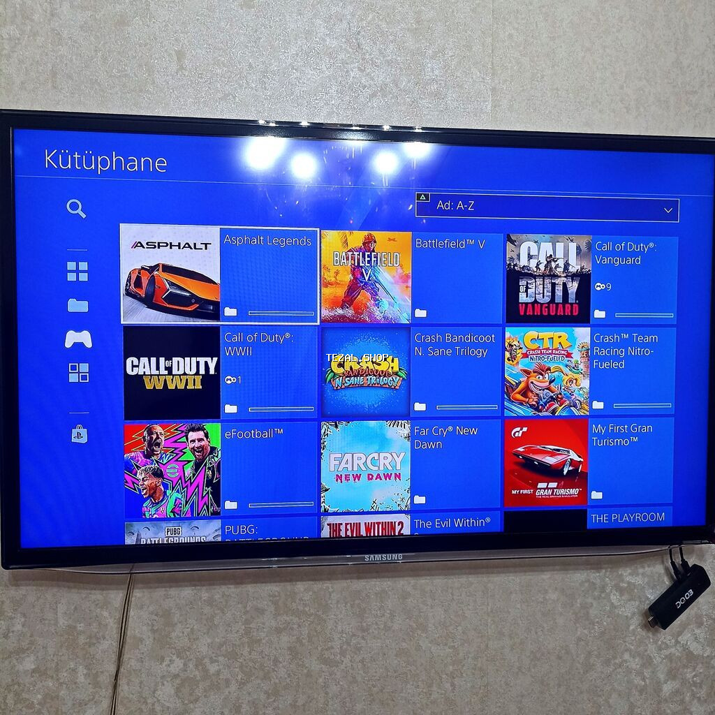 Playstation 4 slim (1 tb) ideal veziyetdedi qutusuna geder senedlerine - şəkil 4