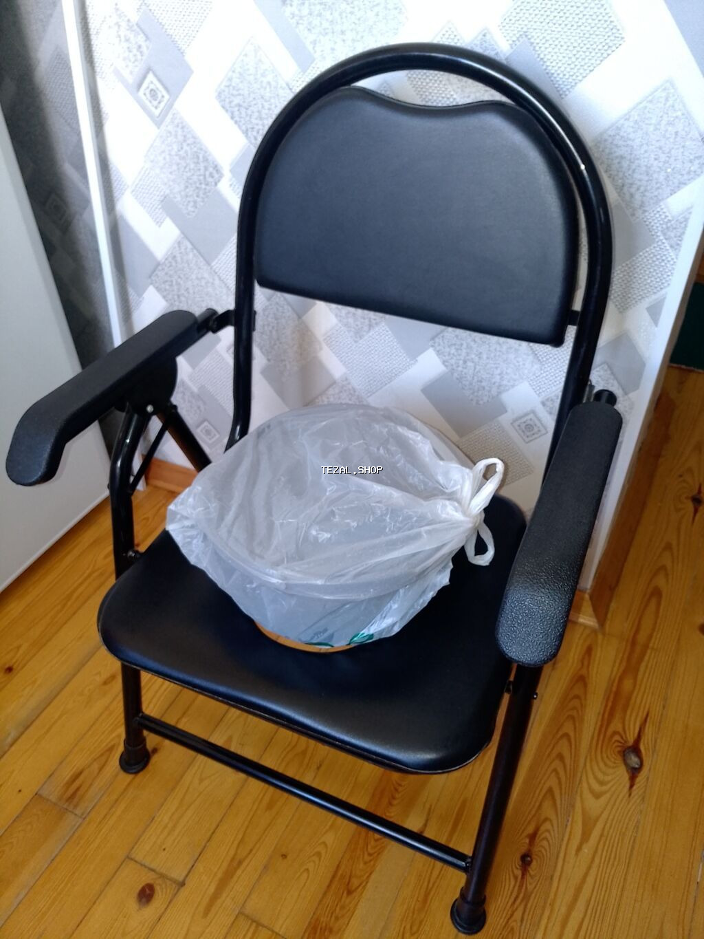 Tualet kreslosu (komod) – evdə qulluq və hərəkət məhdudiyyəti olan - şəkil 3