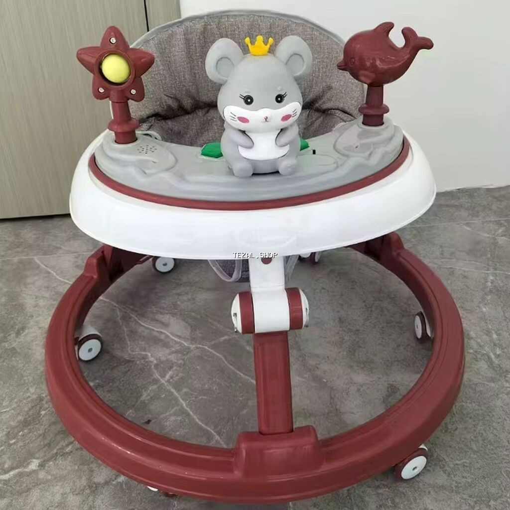 Uşaq gəzdirəcəyi (baby walker) – dairəvi baza və tənzimlənən