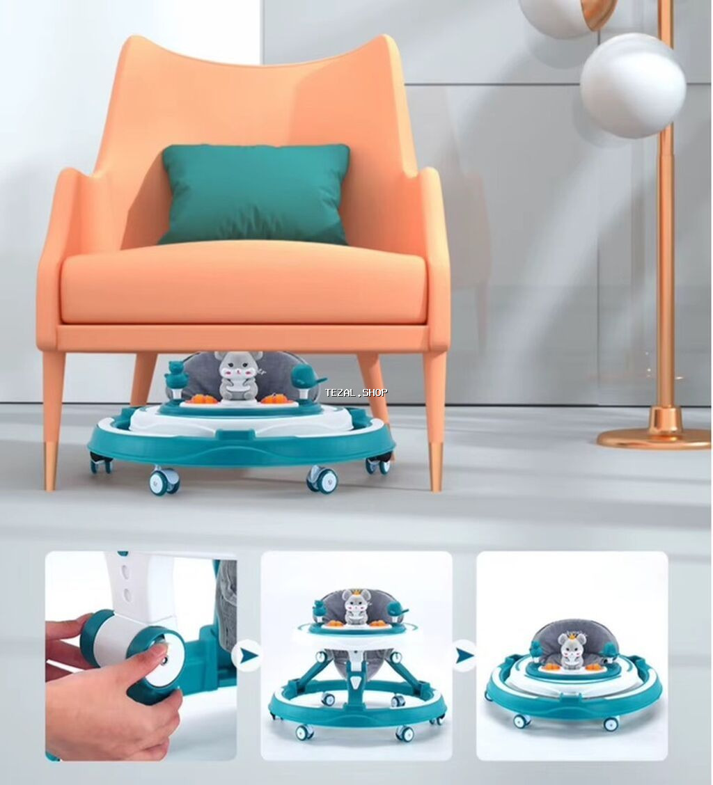 Uşaq gəzdirəcəyi (baby walker) – dairəvi baza və tənzimlənən - şəkil 4