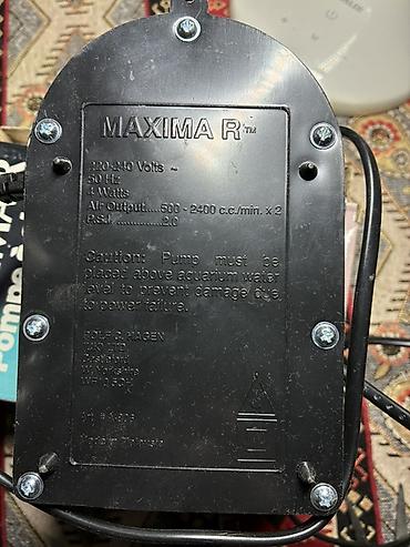 MAXIMA R akvarium hava nasosu Məhsul təsviri: - Brend/model: MAXIMA R - şəkil 4