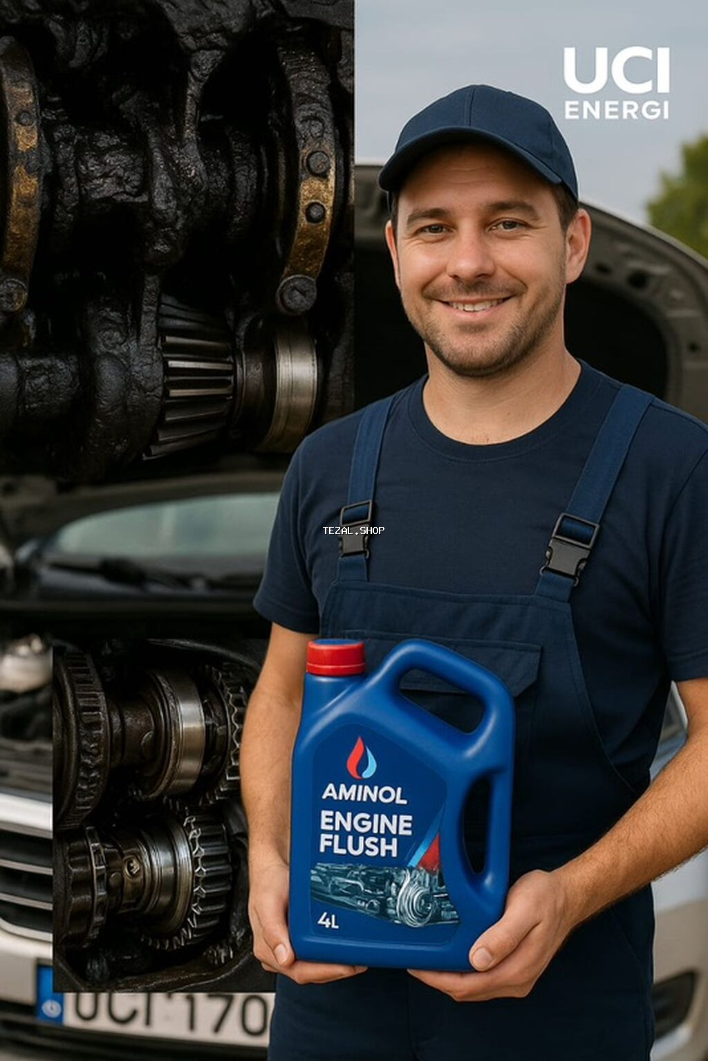 Yerli istehsal Amınol Engine Flush – Mühərrik təmizləyici 🇦🇿 100% - şəkil 4