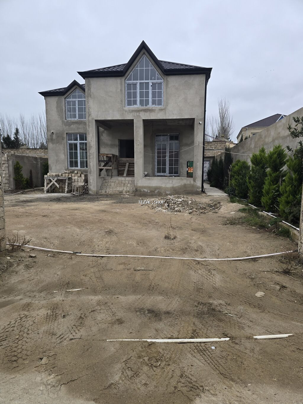 5 otaqlı, 240 kv. m, Kredit yoxdur, Təmirsiz - şəkil 2