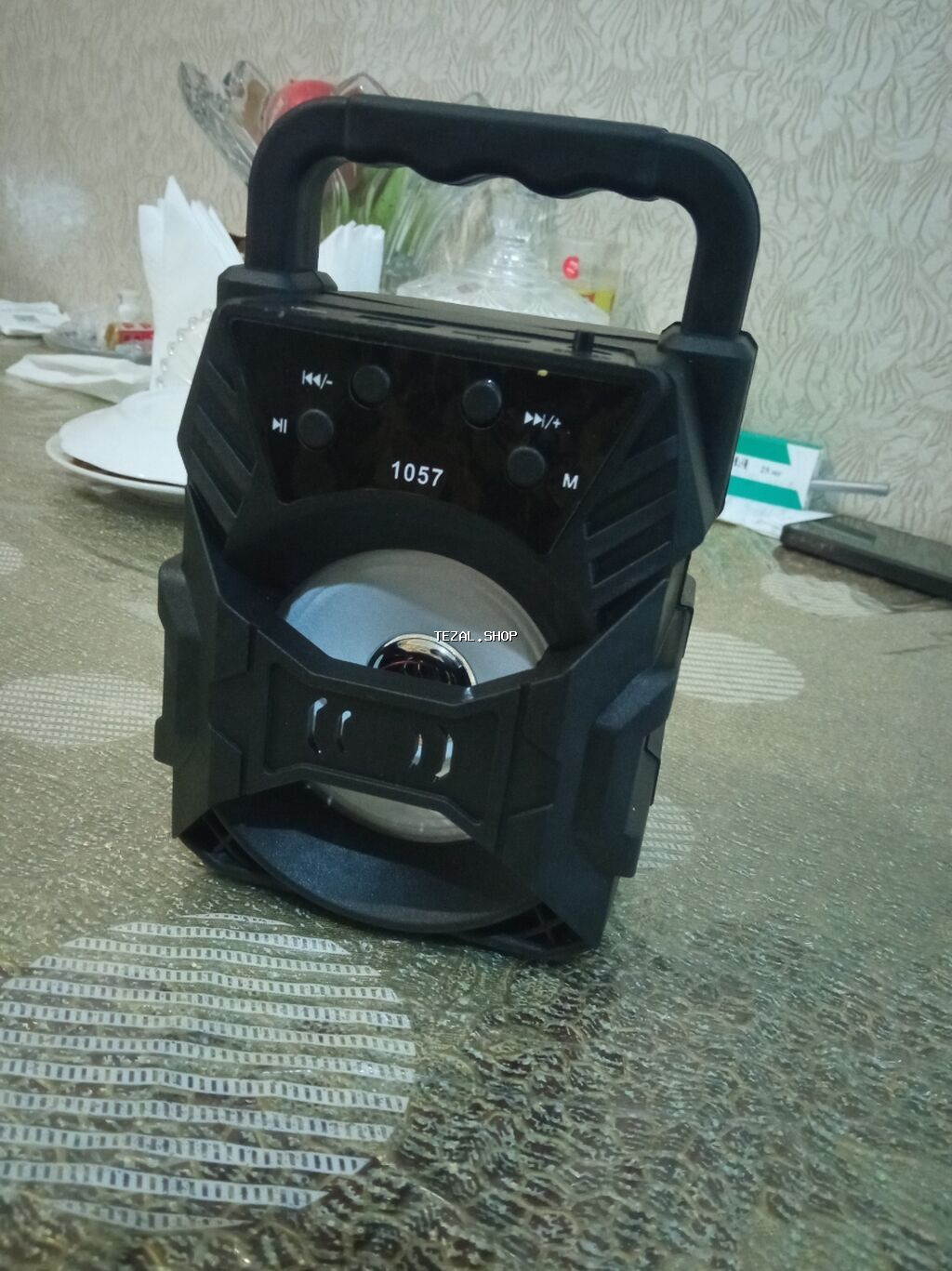 Daşına bilən mini akustik kolonka - Güclü monodinamik və bas