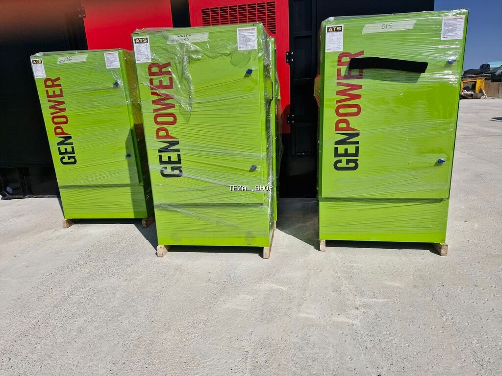 Yaşıl və göy rəngli Genpower dizel generatoru. Elektrik enerjisi tələb - şəkil 3