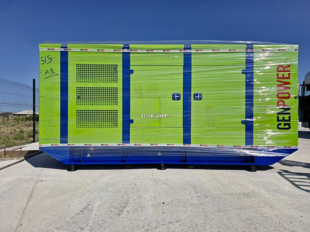 Yaşıl və göy rəngli Genpower dizel generatoru. Elektrik enerjisi tələb - şəkil 4