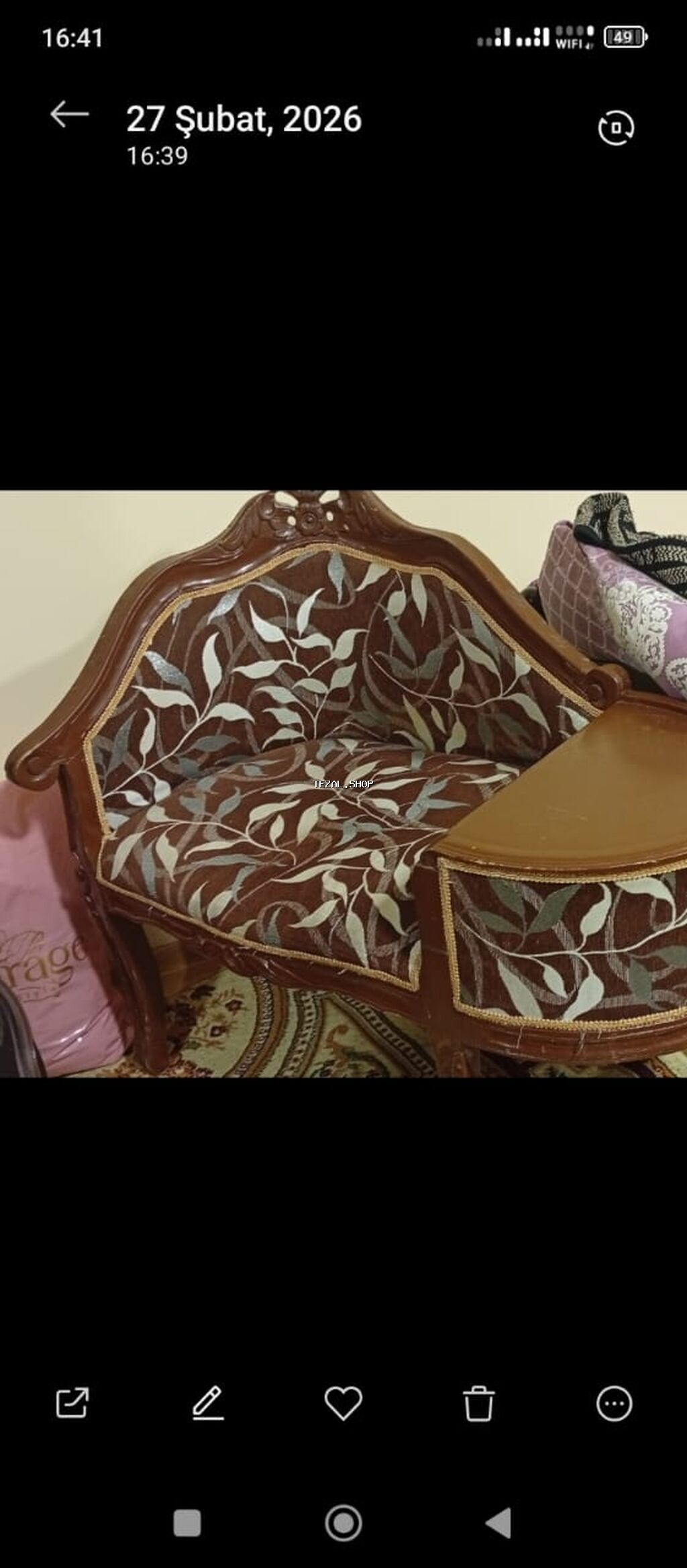 Kreslo-oturacaq, Parça - şəkil 2