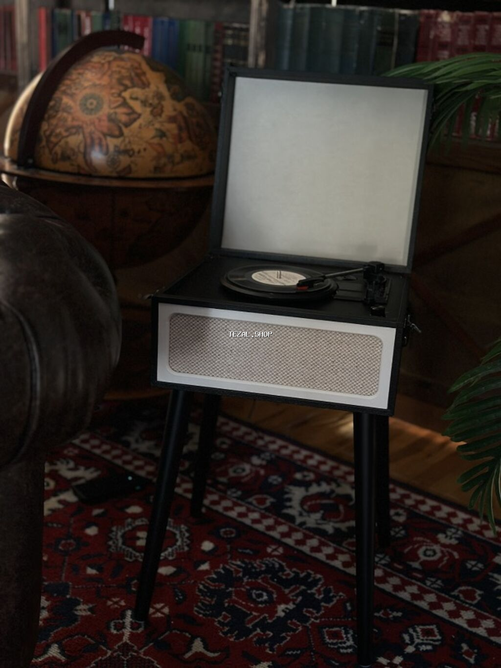 Vinil patefonlar –masaüstü modellər Məhsul təsviri: - Retro üslublu - şəkil 3