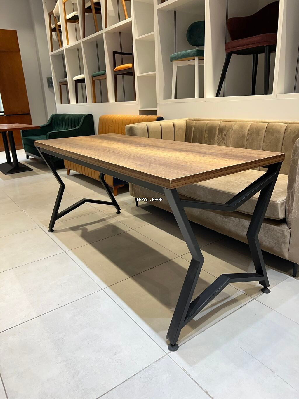 Qonaq masası, Yeni, Açılmayan, Metal, Dördbucaq masa - şəkil 2