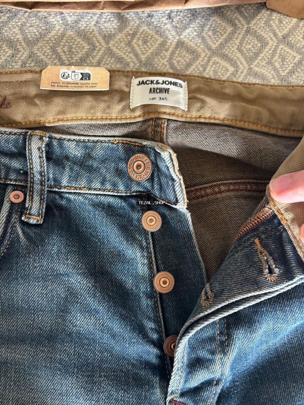 Jack & Jones Mike Comfort Fit Cins (YENİ) — W32 L32 Tamamilə YENİ - şəkil 4