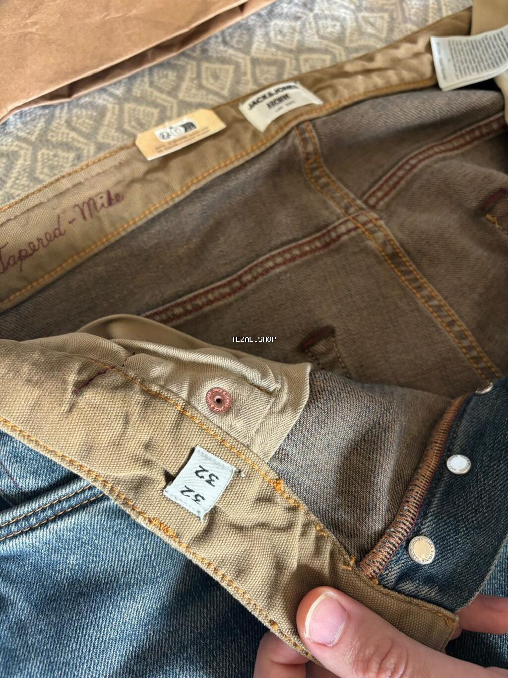 Jack & Jones Mike Comfort Fit Cins (YENİ) — W32 L32 Tamamilə YENİ - şəkil 5