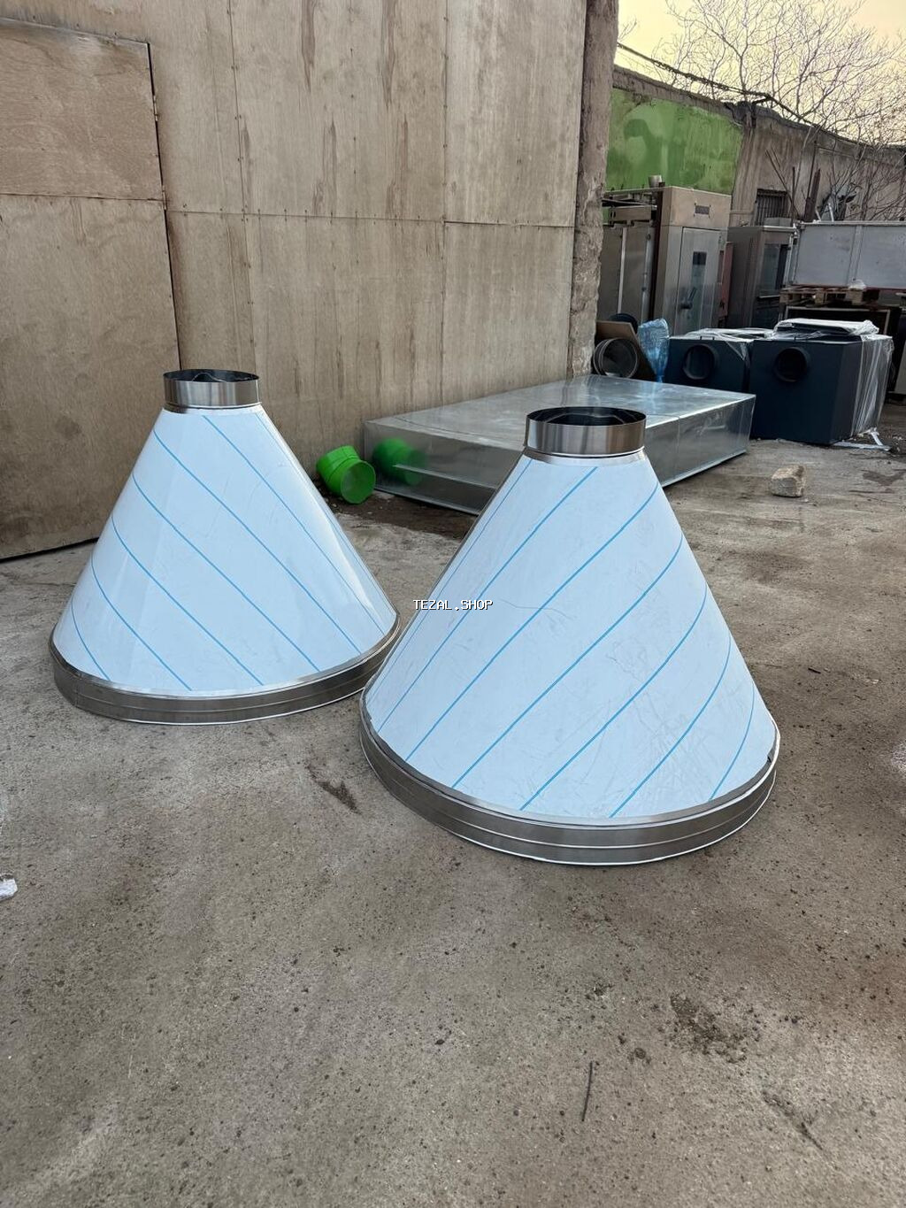 Sənaye havalandırma komponentləri – sinklənmiş poladdan hazırlanmış - şəkil 2