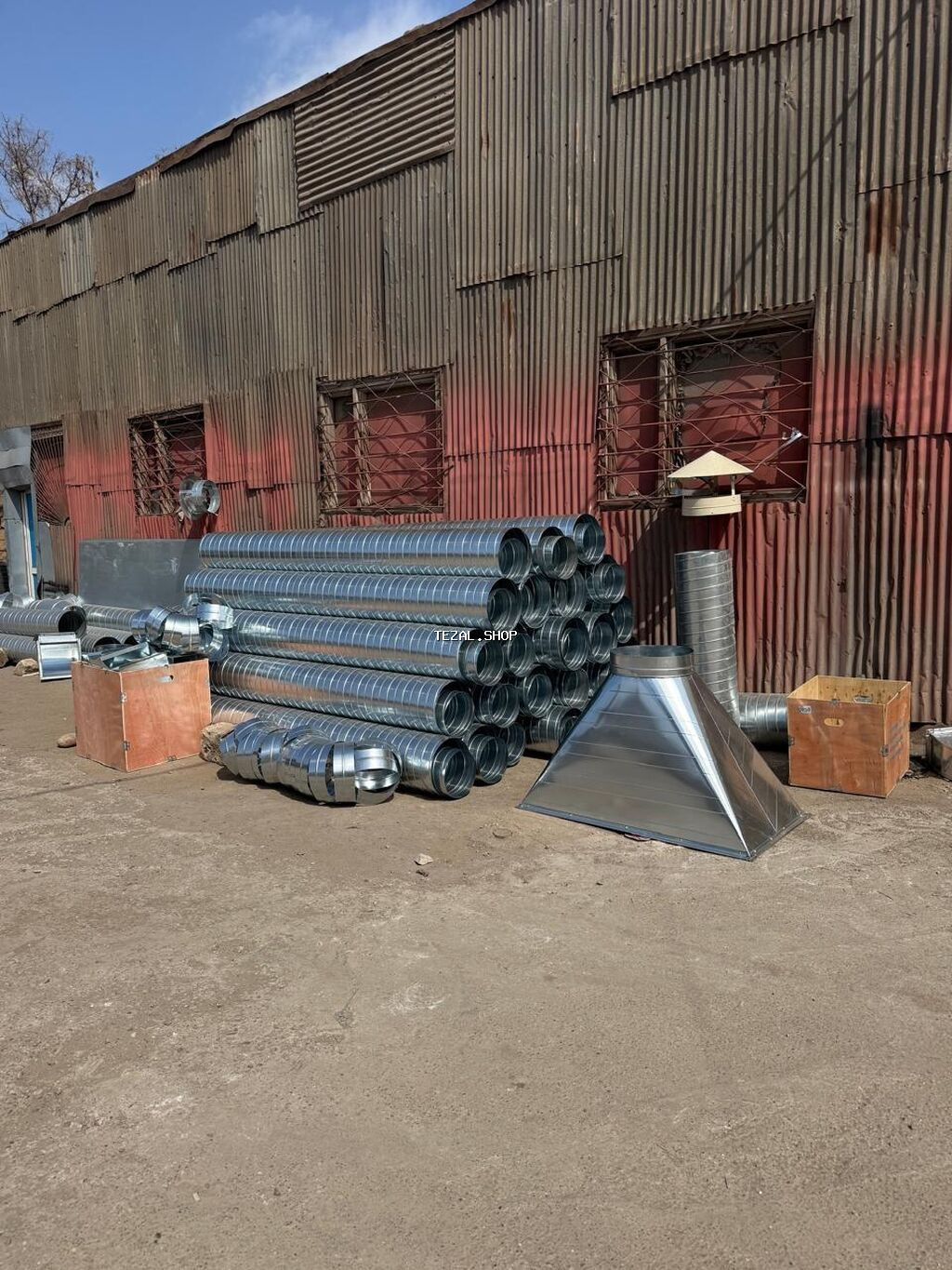 Sənaye havalandırma komponentləri – sinklənmiş poladdan hazırlanmış - şəkil 3