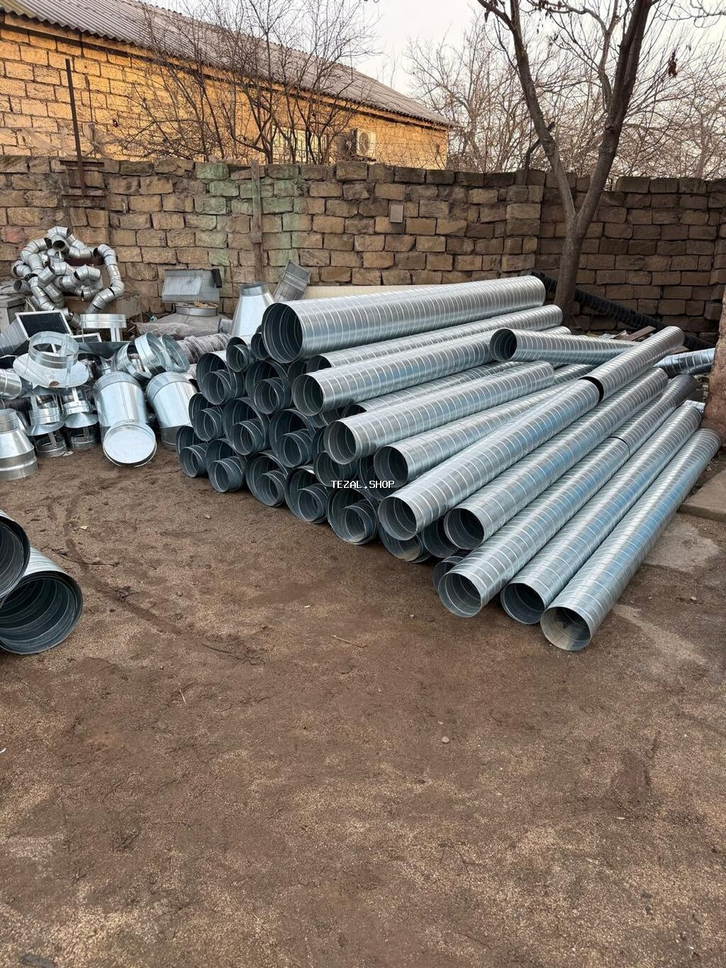 Sənaye havalandırma komponentləri – sinklənmiş poladdan hazırlanmış - şəkil 4