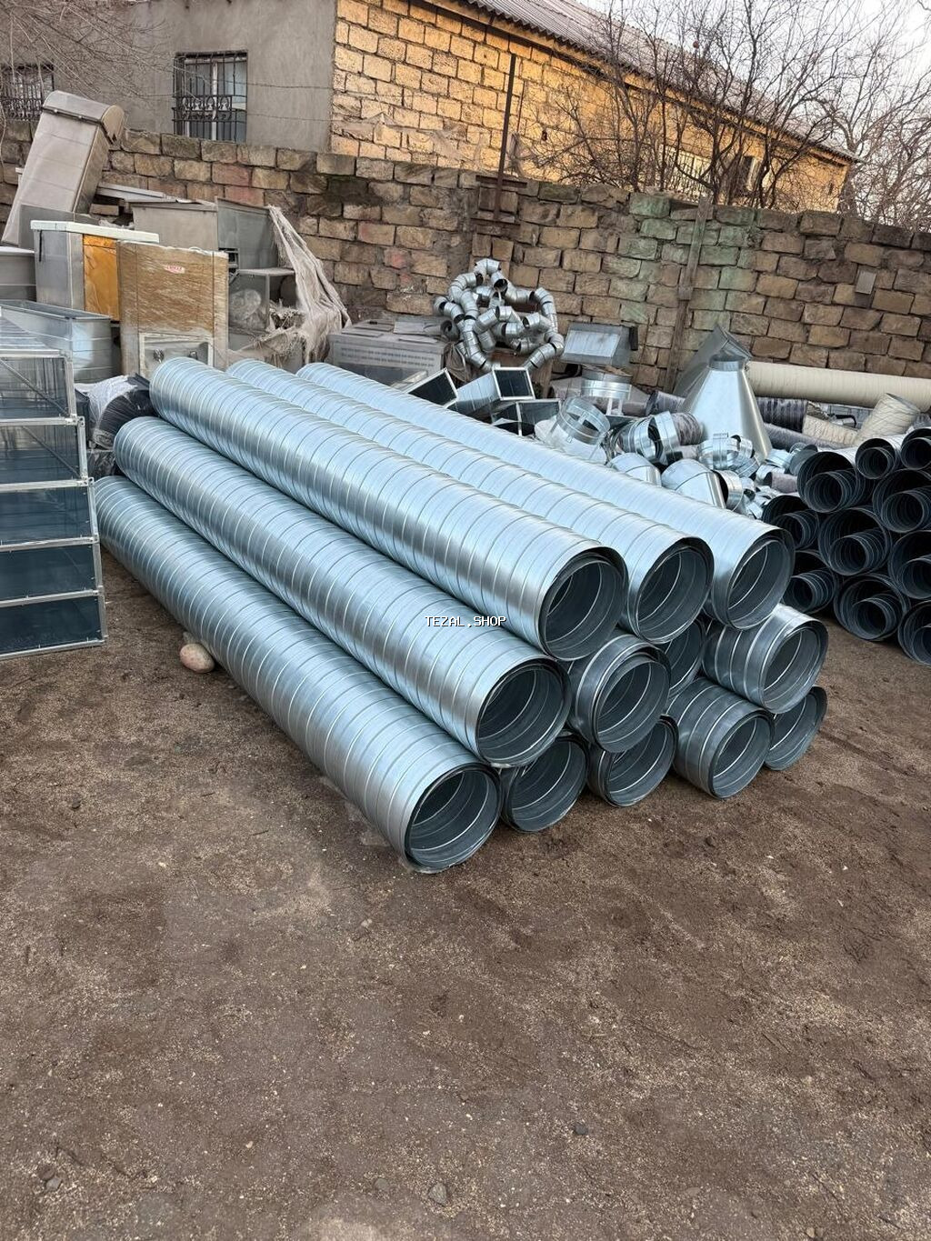 Sənaye havalandırma komponentləri – sinklənmiş poladdan hazırlanmış - şəkil 5