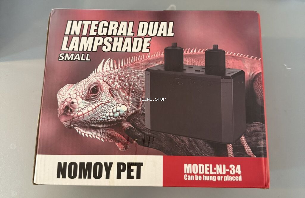 Nomoy Pet Integral Dual Lampshade – Small (Model: NJ-34) İki lampalı