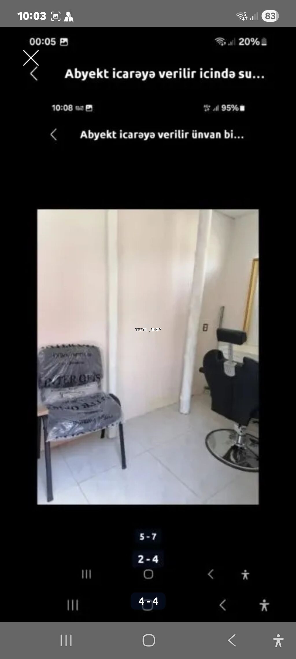 Ünvan biləcəri Gözəllik salonu üçün kiçik iş otağı icarəyə verilir - şəkil 3