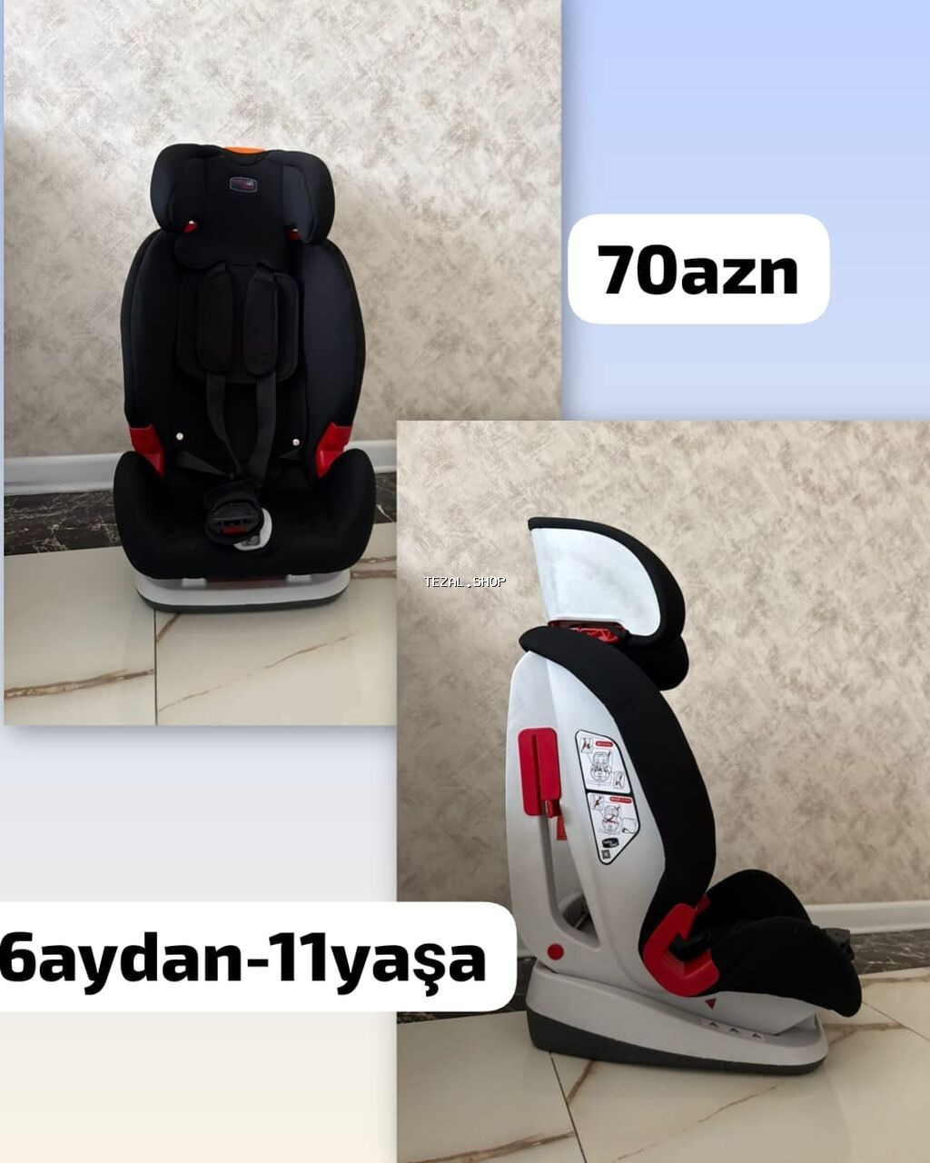 Avtokreslo satılır az islneb hec bir problemi yoxdur 6 aydan 11 yaşa