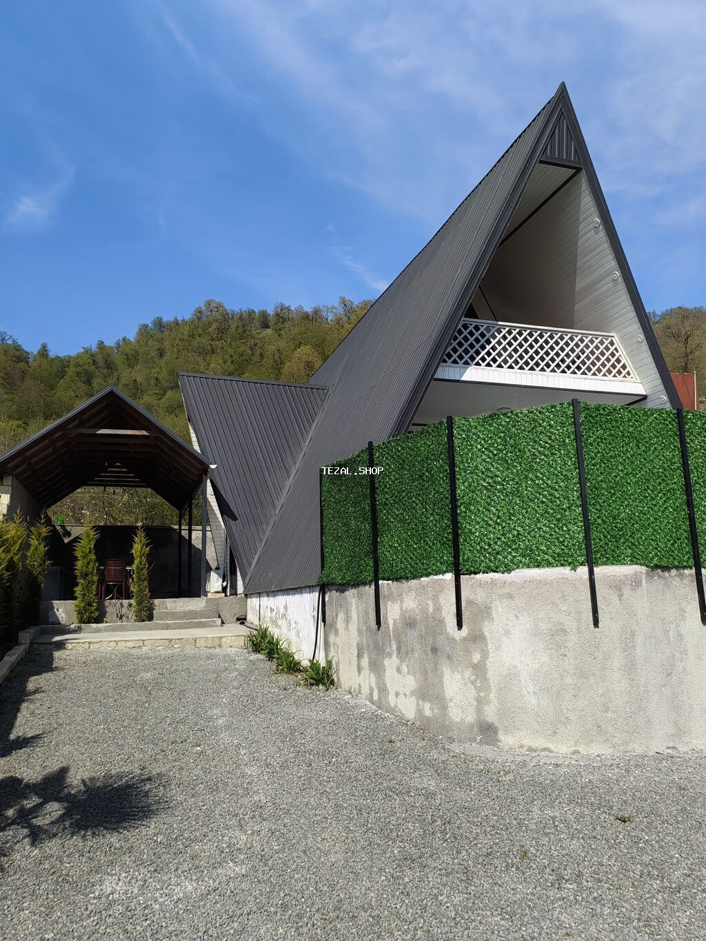 A‑Frame üslubunda dağ mənzərəli müstəsna kottec - Müasir A‑Frame