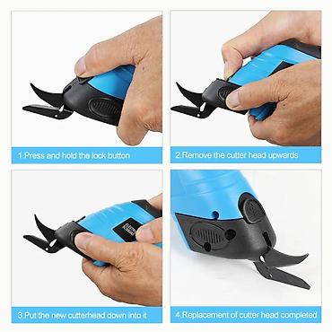 ELEKTRIK PARÇA QAYÇISI 🔌 Akkumulyatorlu (USB ilə) elektrik kəsici / - şəkil 3