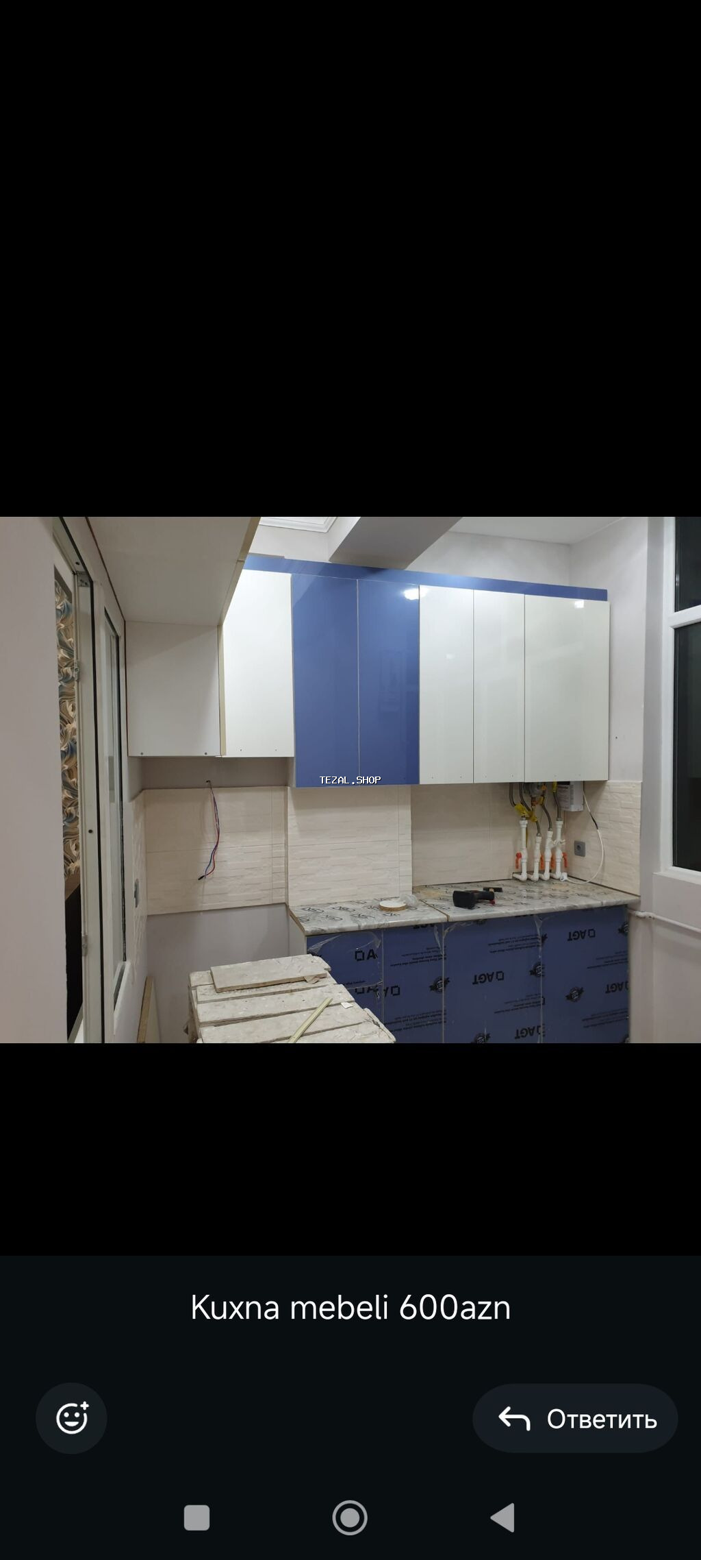 Mətbəx mebeli yeni kimidir demək olar işlənməyibMətbəx mebelinə