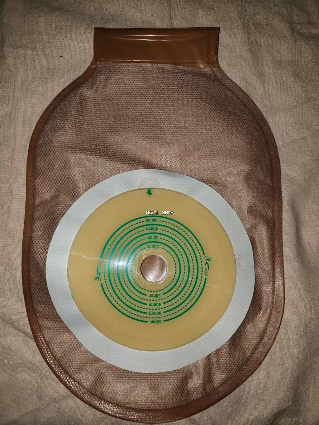 Kolostomi torbası möhkəm yapışan 1qutuda 10 ədəd 30 Azn. Tünd rəngdə