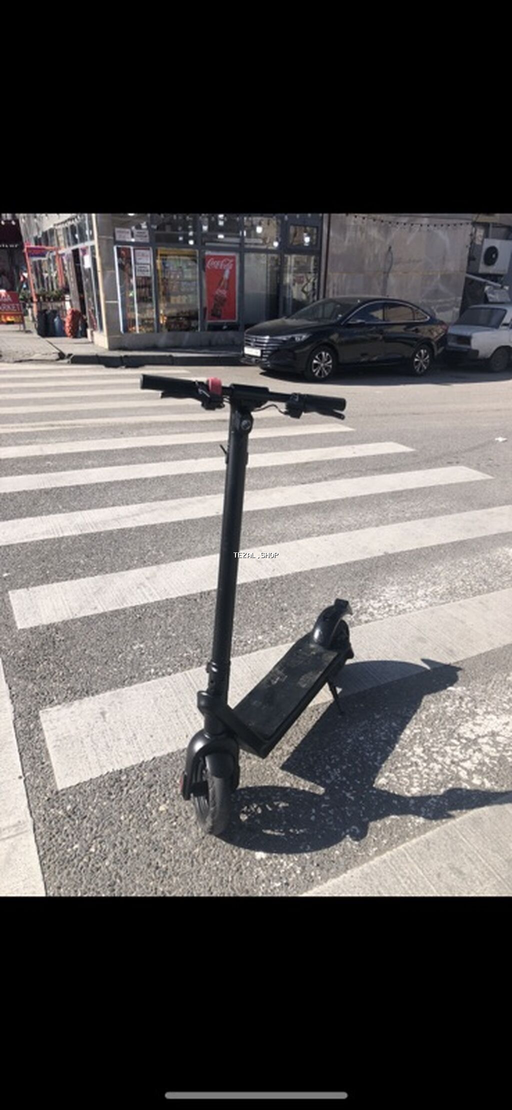 Elektrik skuter – qara rəng, yığcam və şəhər üçün ideal - şəkil 3