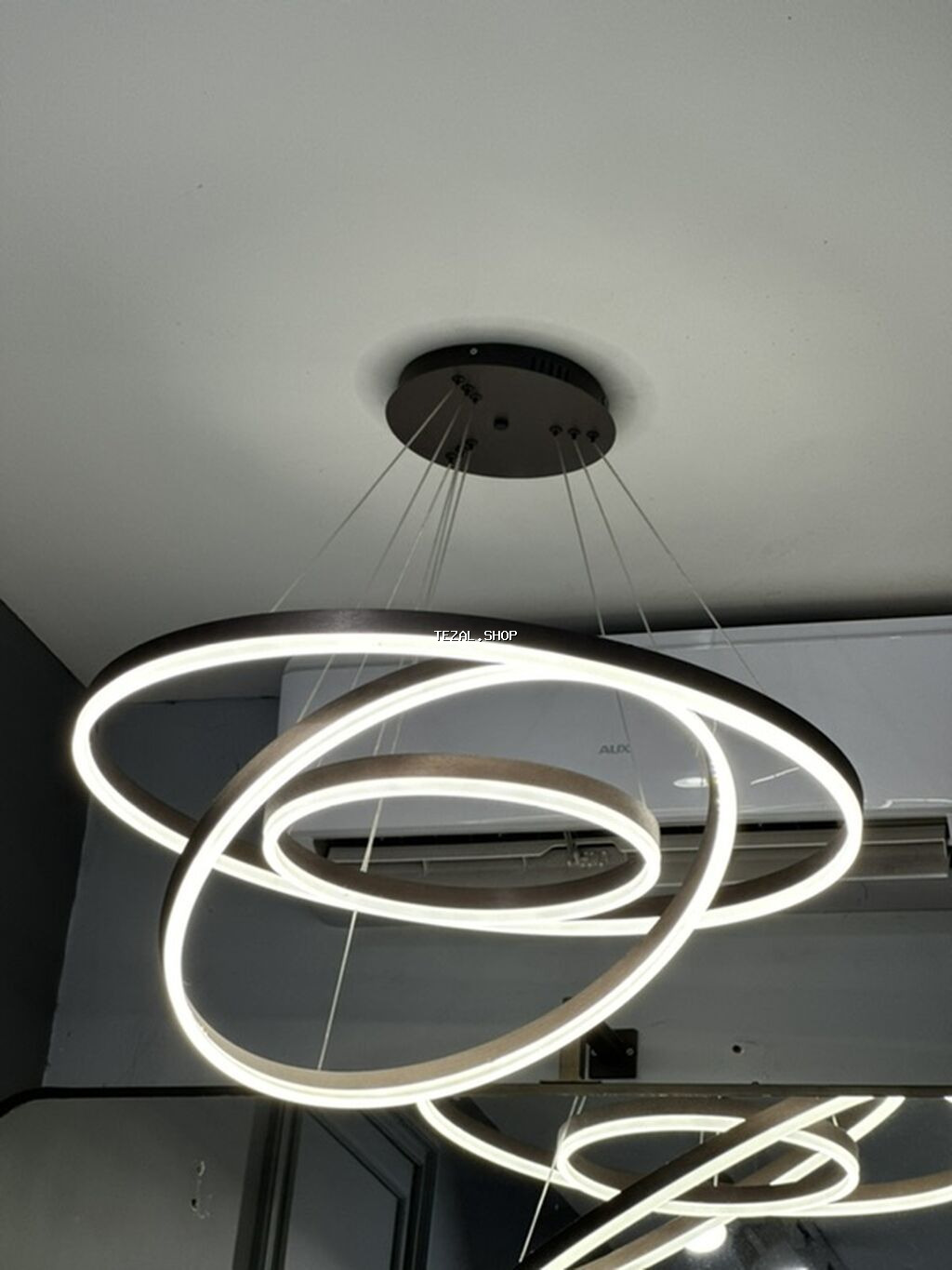Led Çılçıraq, 3 lampa, Metal