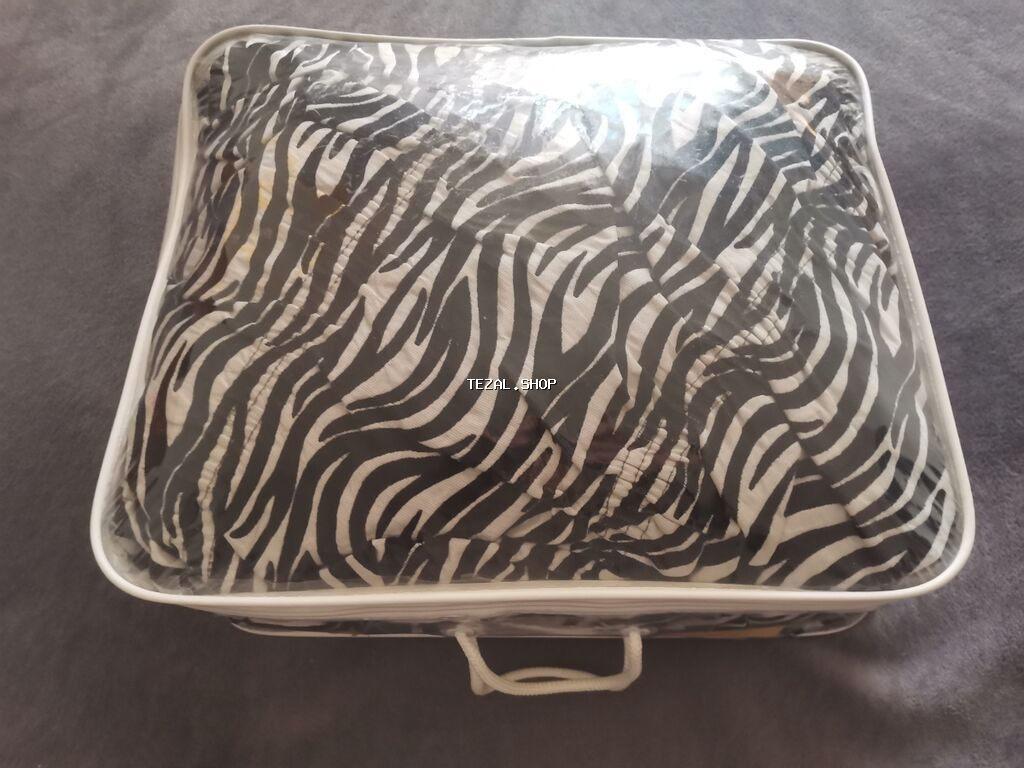 Divan və iki kreslo üstü örtük çexol. Türkiyə istehsalı. Zebra printi - şəkil 3