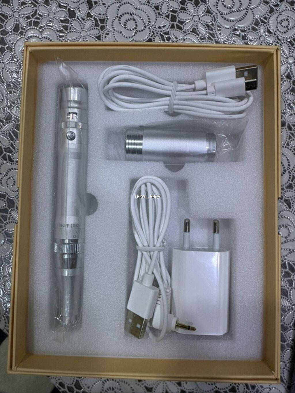 Döymə aparatı dəsti Xüsusiyyətlər: - Qələm tipli tattoo maşın (metall - şəkil 2