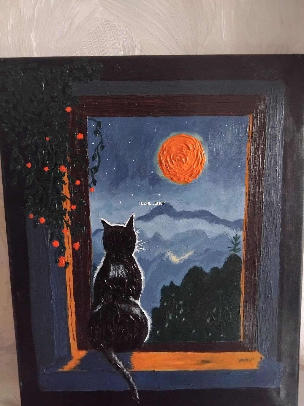 40×50 Kətan üzərində akril və yağlı boya. 
Əl işi.

200 AZN