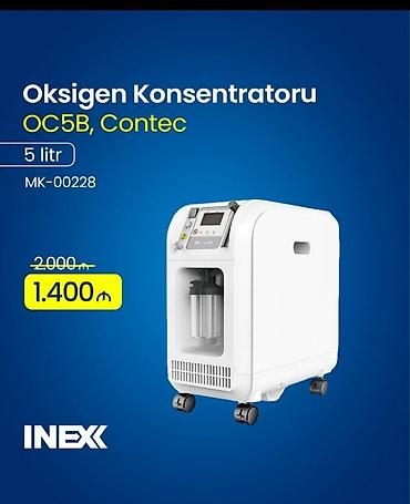 Oksigen Konsentratoru – Contec OC5B (MK-00228) - Güc: 5 litr/dəq - - şəkil 2