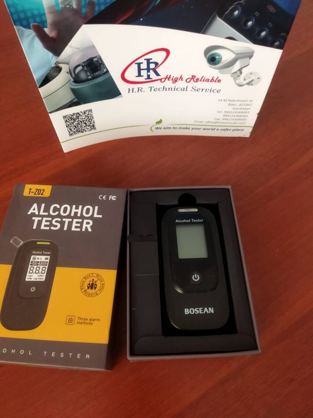 Alkotester "T-Z02 Bosean" Alkotester T-Z02 Bosean (Çin) Tənəffüs