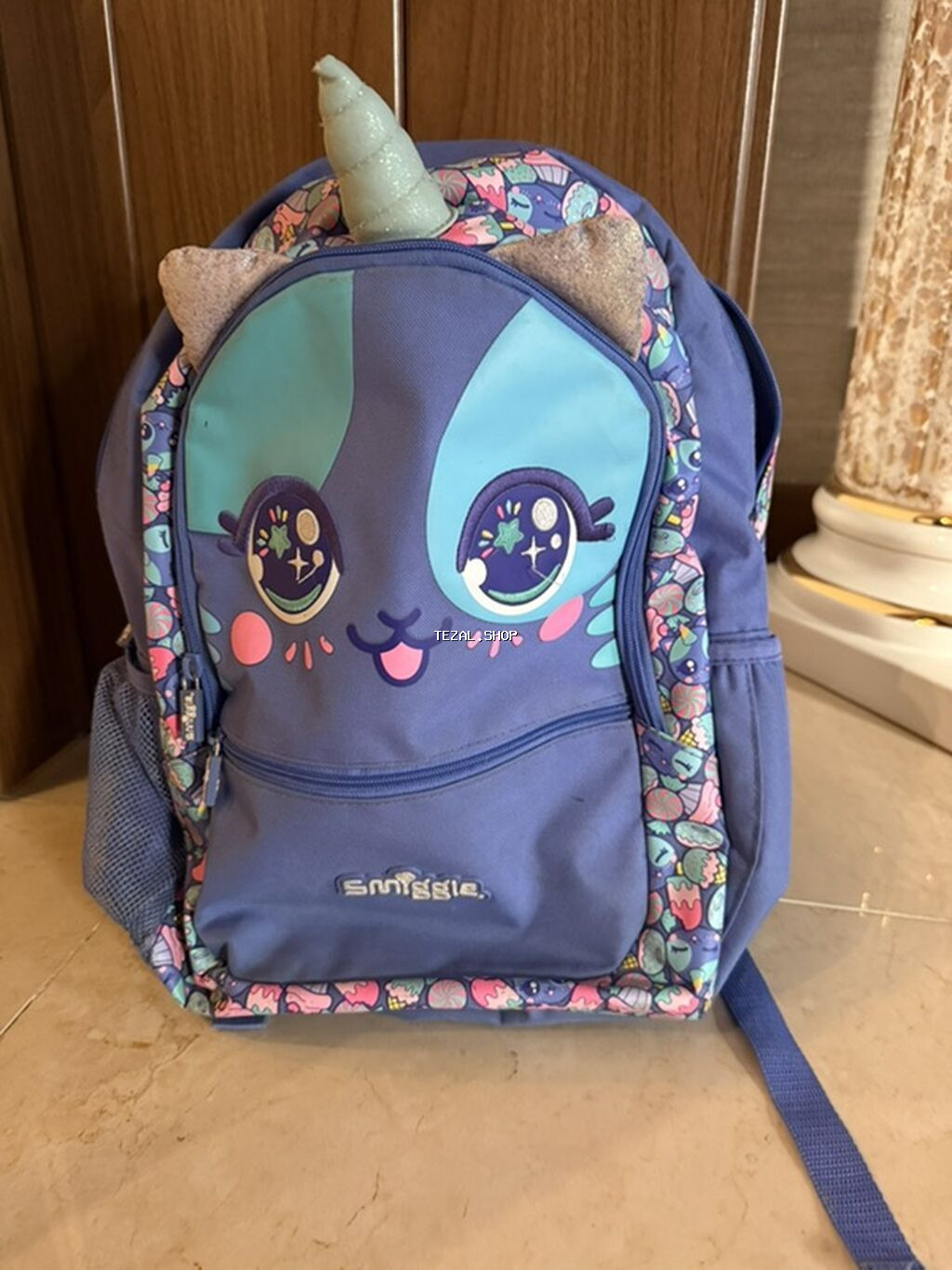 Smiggle məktəb çantası – “kitticorn” dizaynı - Rəng: bənövşəyi-mavi