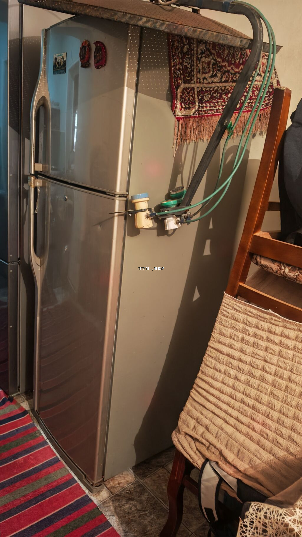 2 qapılı Toshiba Soyuducu Satılır, rəng - Boz - şəkil 3