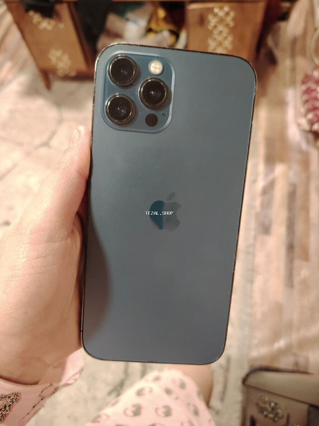 IPhone 12 Pro Max, 128 GB, Pacific Blue, Face ID