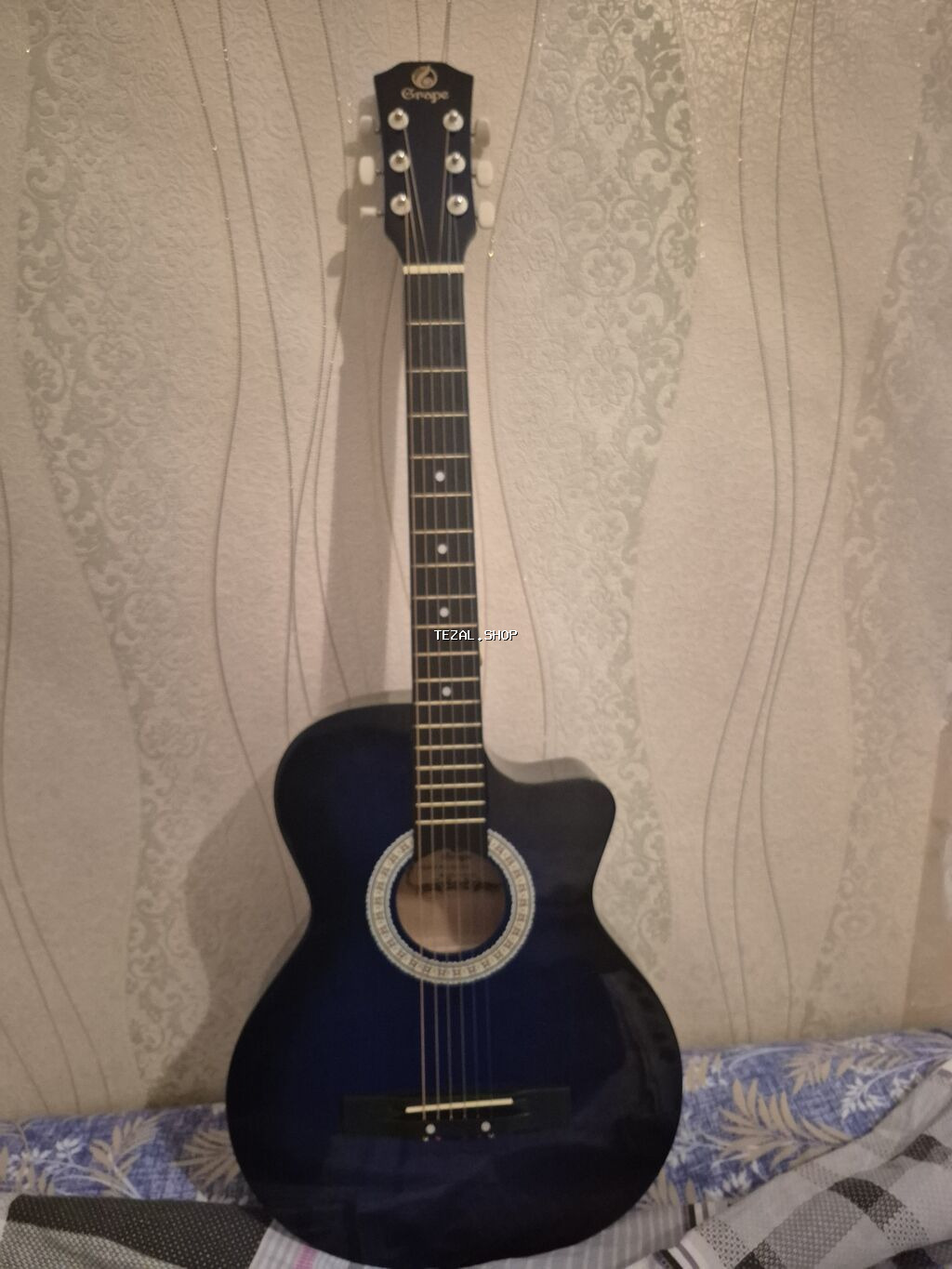 Akustik gitara, 6 sim, Yeni, Pulsuz çatdırılma