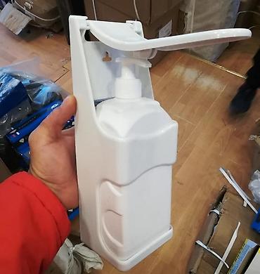 Əl ilə basmalı on oflu qapaqlı maye qabı spirt dezinfeksiya üçün - şəkil 2